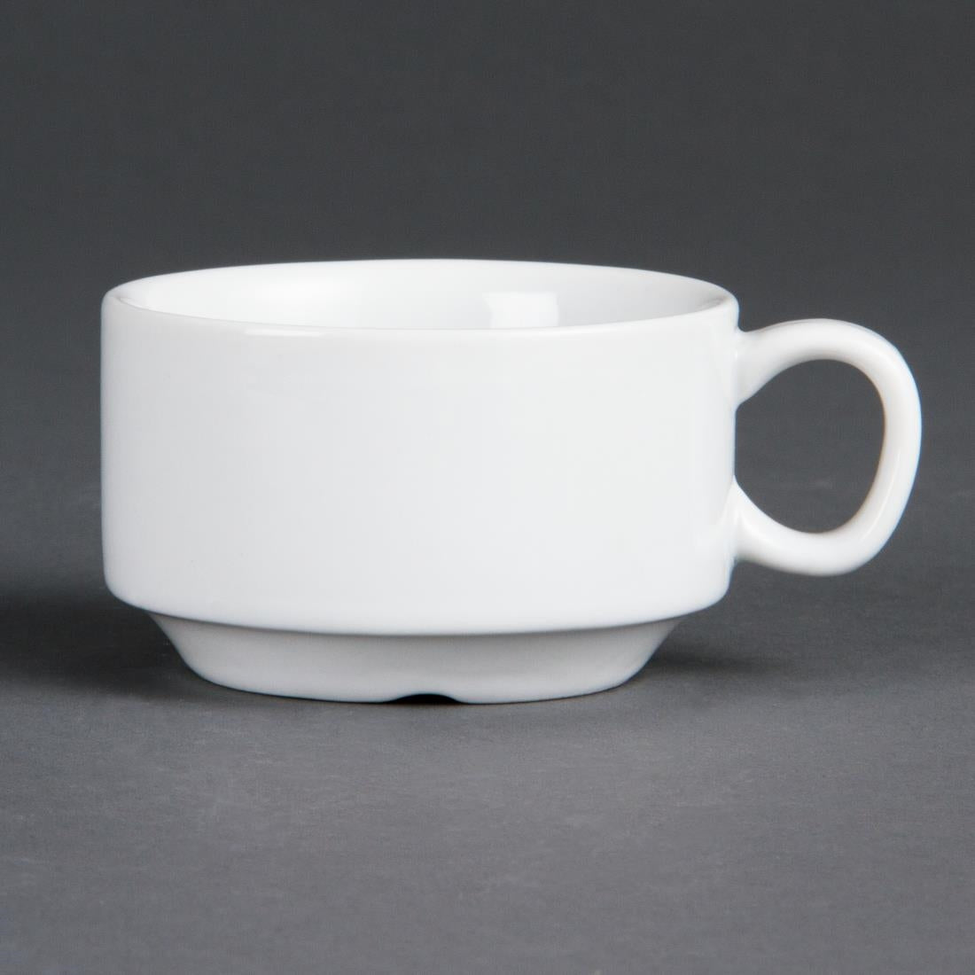 Olympia Whiteware Stacking Espresso Cups 85ml (12 Pack)