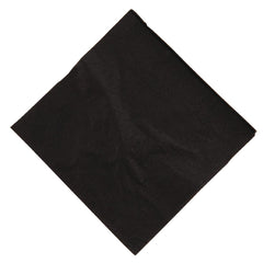 Swantex Cocktail Napkin Black 25x25cm 2ply 1/4 Fold (8 Pack)