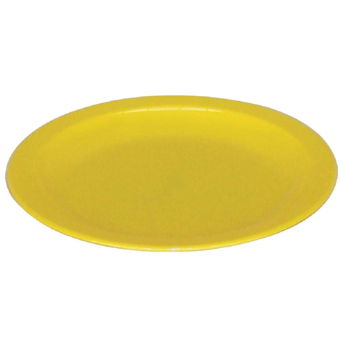 Olympia Kristallon Polypropylene Plates Yellow 230mm (12 Pack)