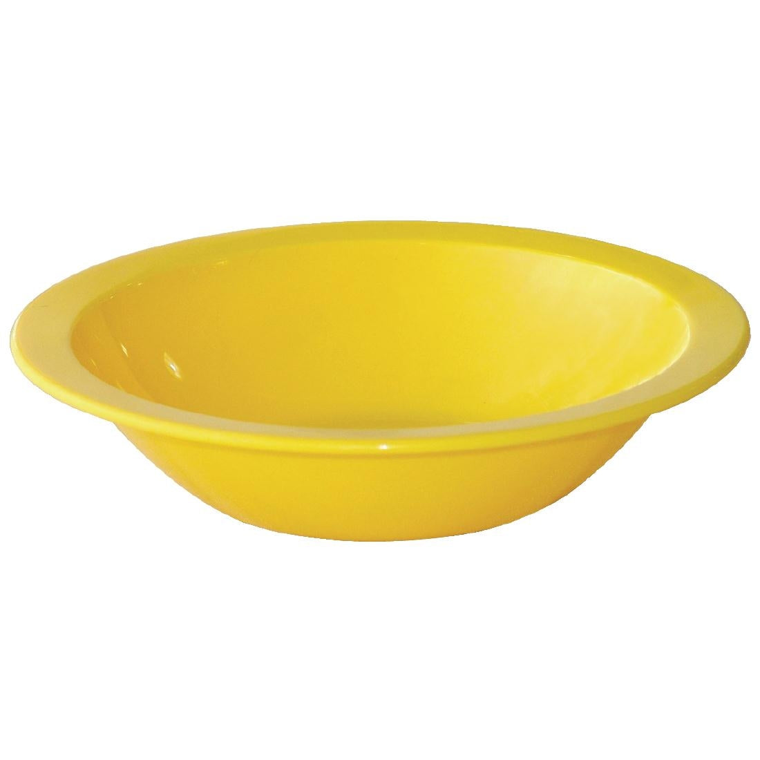 Olympia Kristallon Polypropylene Bowls Yellow 174mm (12 Pack)