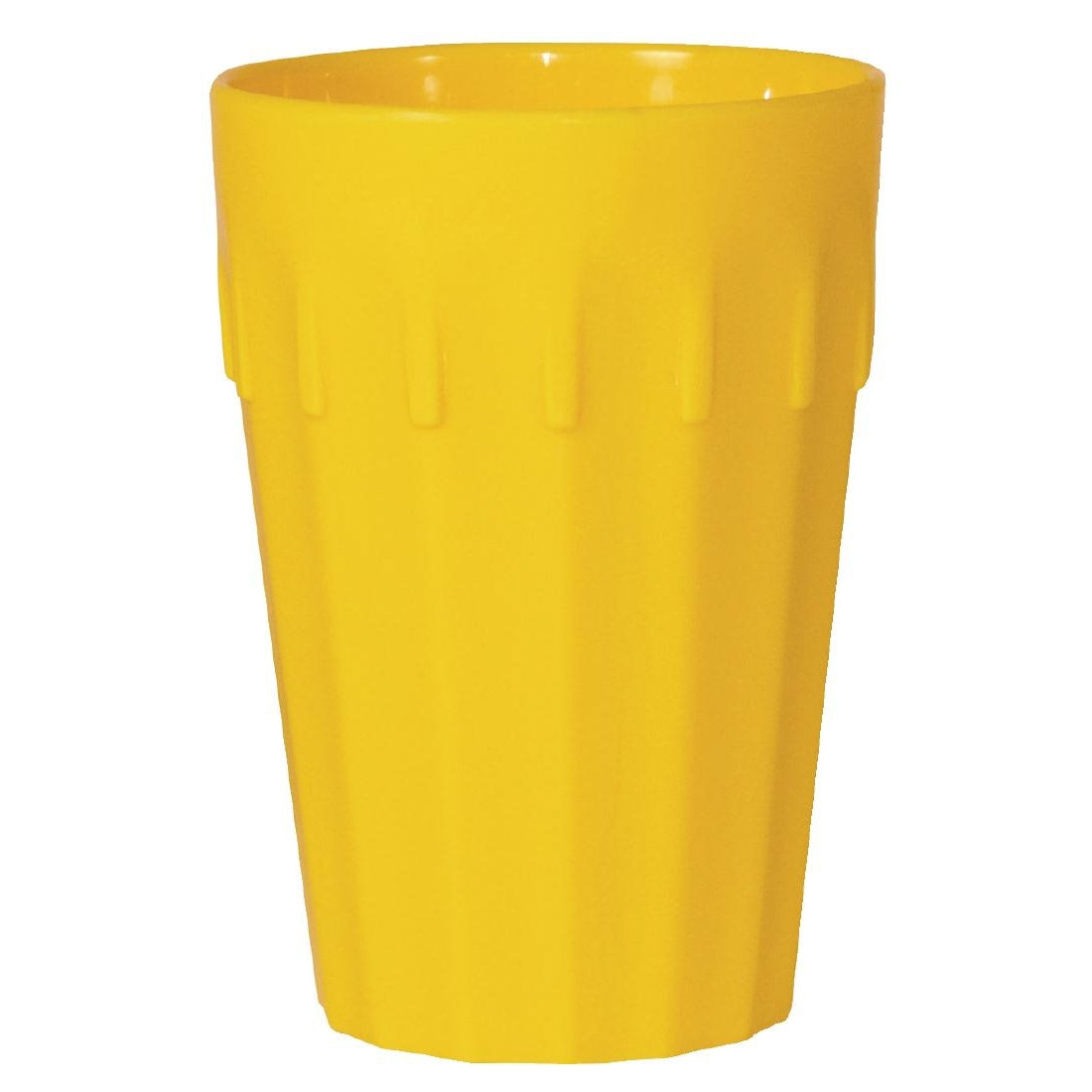 Olympia Kristallon Polypropylene Tumblers Yellow 253.8ml (12 Pack)