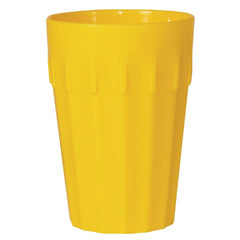 Olympia Kristallon Polypropylene Tumblers Yellow 253.8ml (12 Pack)