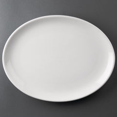 Olympia Athena Oval Coupe Plates 305x241mm (6 Pack)