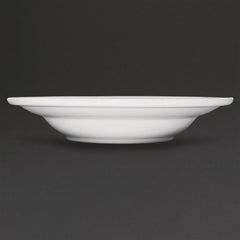 Olympia Athena Rimmed Soup and Pasta Bowls 228mm (6 Pack)