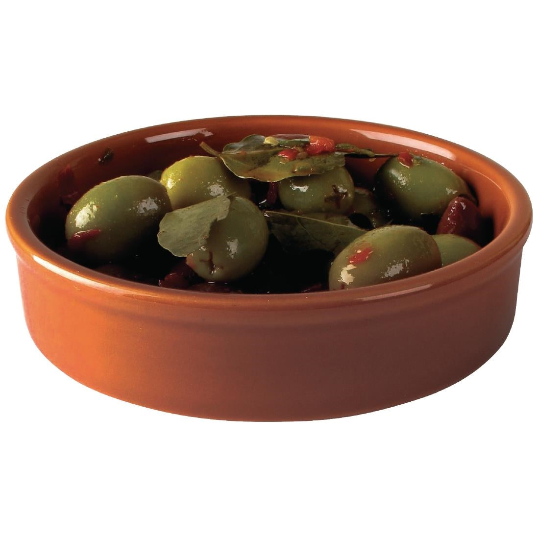 Olympia Tapas Rustic Mediterranean Large Dishes 134mm (6 Pack)