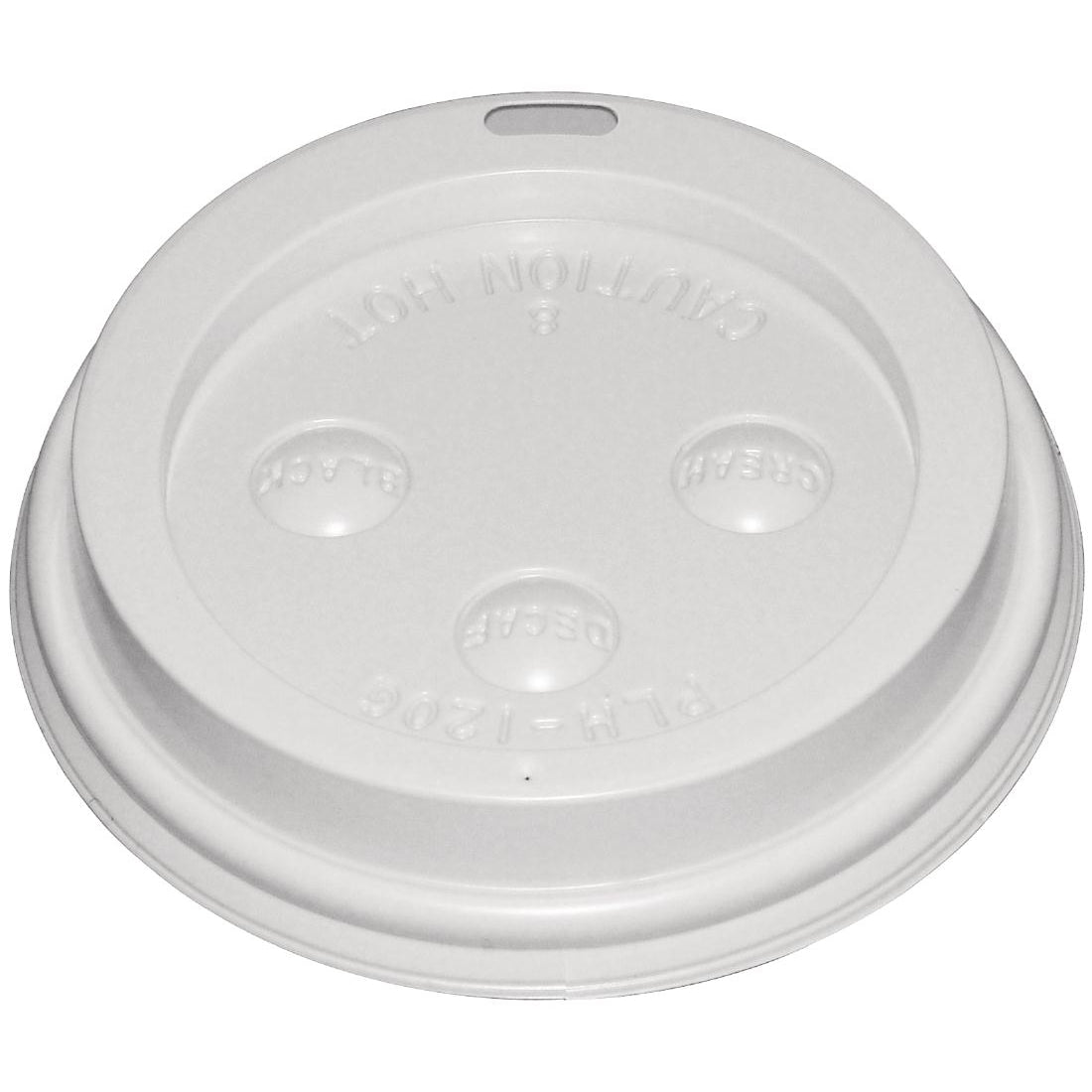 Fiesta Recyclable Coffee Cup Lids White 225ml / 8oz (1000 Pack)