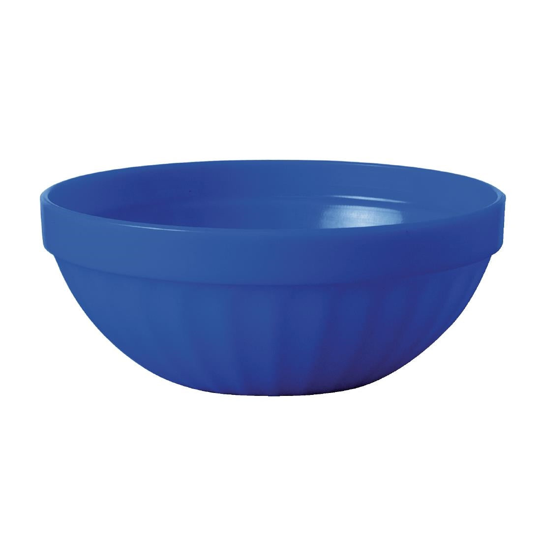 Olympia Kristallon Polypropylene Bowls Blue 103mm (12 Pack)