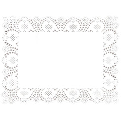 Olympia Rectangular Paper Doilies 400mm (250 Pack)