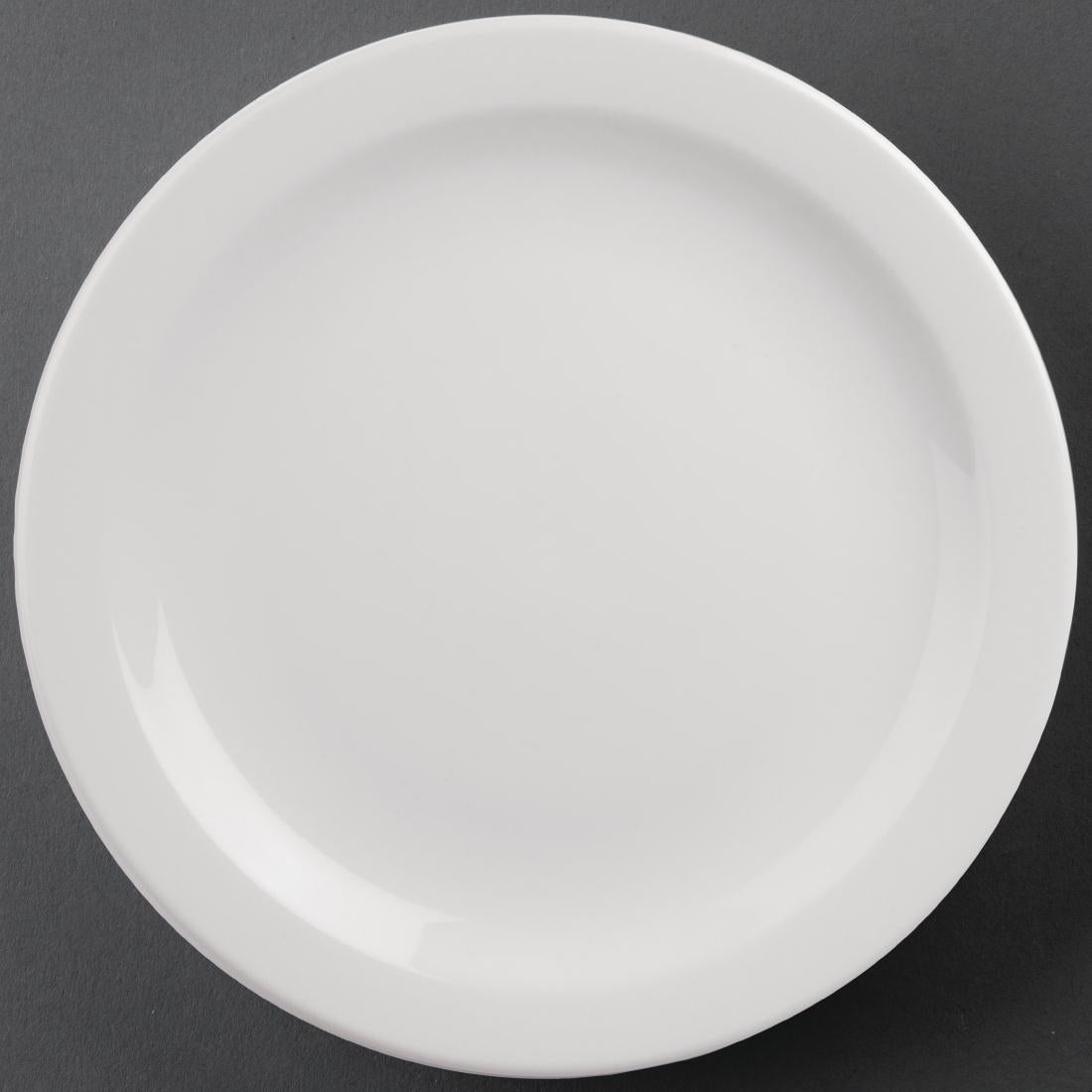 Olympia Athena Narrow Rimmed Plates 284mm (6 Pack)