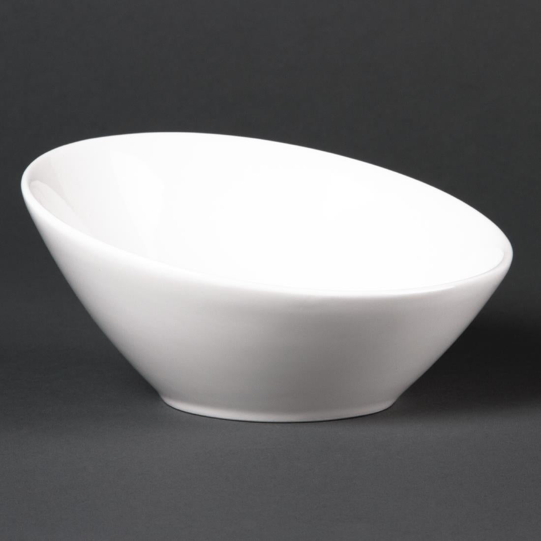 Olympia Lumina Oval Sloping Bowls 148mm (6 Pack)