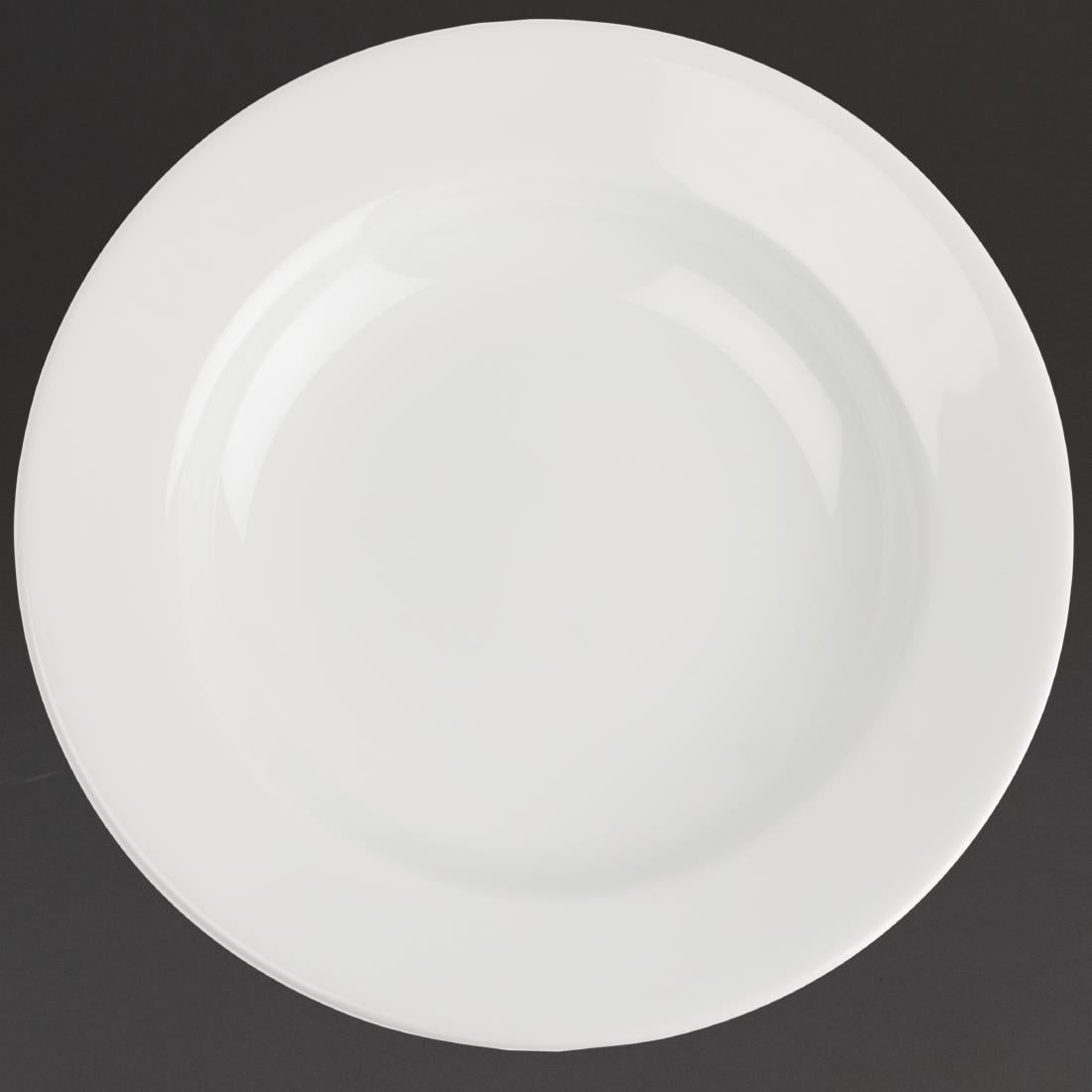 Royal Porcelain Classic White Wide Rim Plates 160mm (12 Pack)