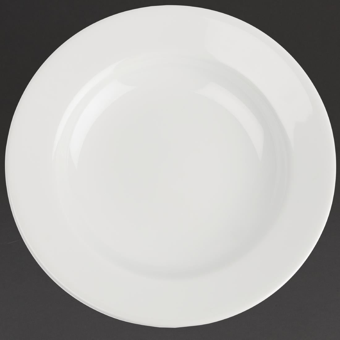 Royal Porcelain Classic White Wide Rim Plates 280mm (12 Pack)