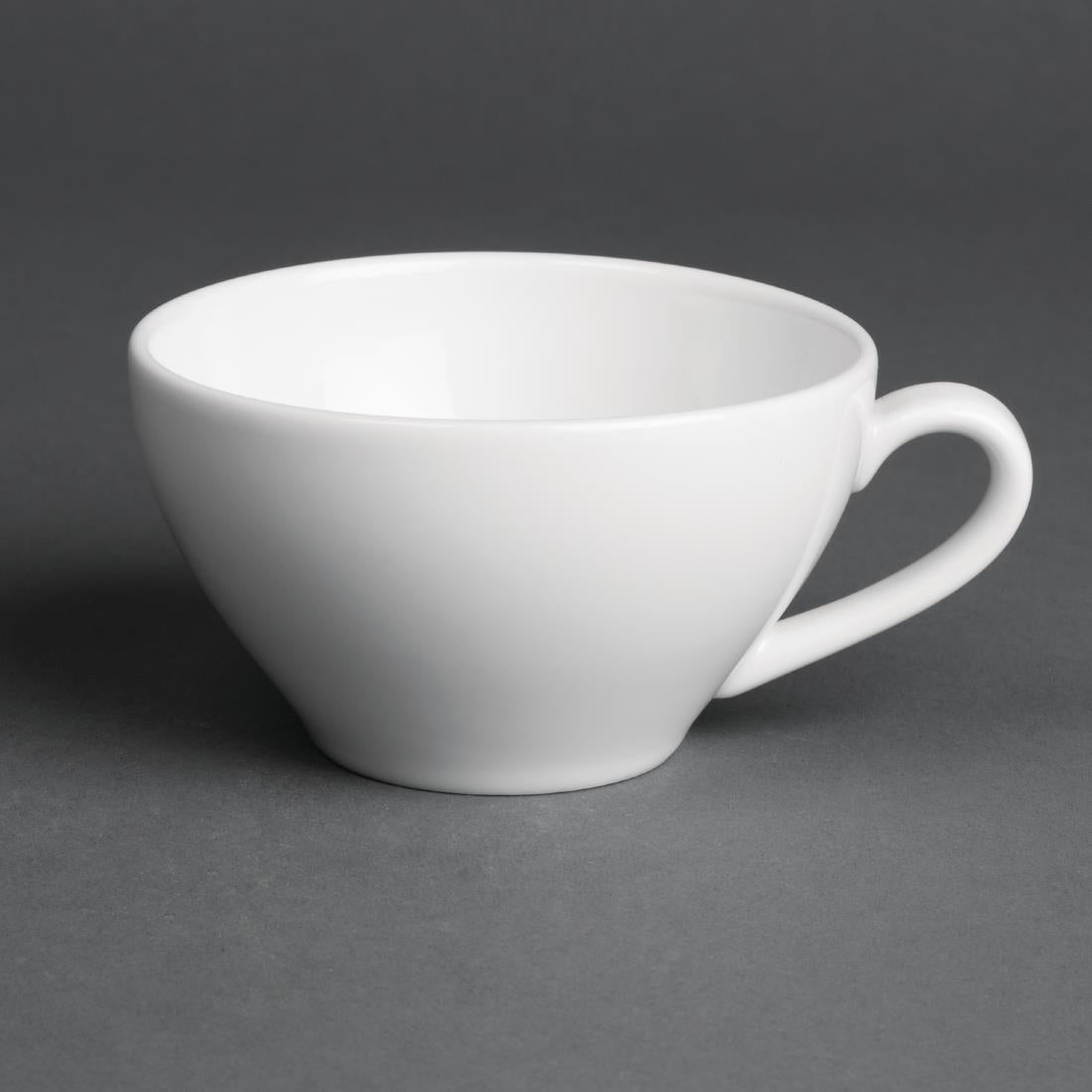 Royal Porcelain Classic White Tea Cups 230ml (12 Pack)