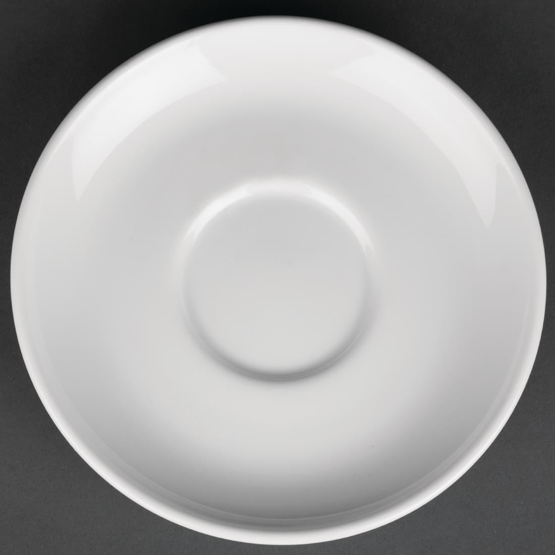 Royal Porcelain Classic White Cappuccino Saucers 160mm (12 Pack)