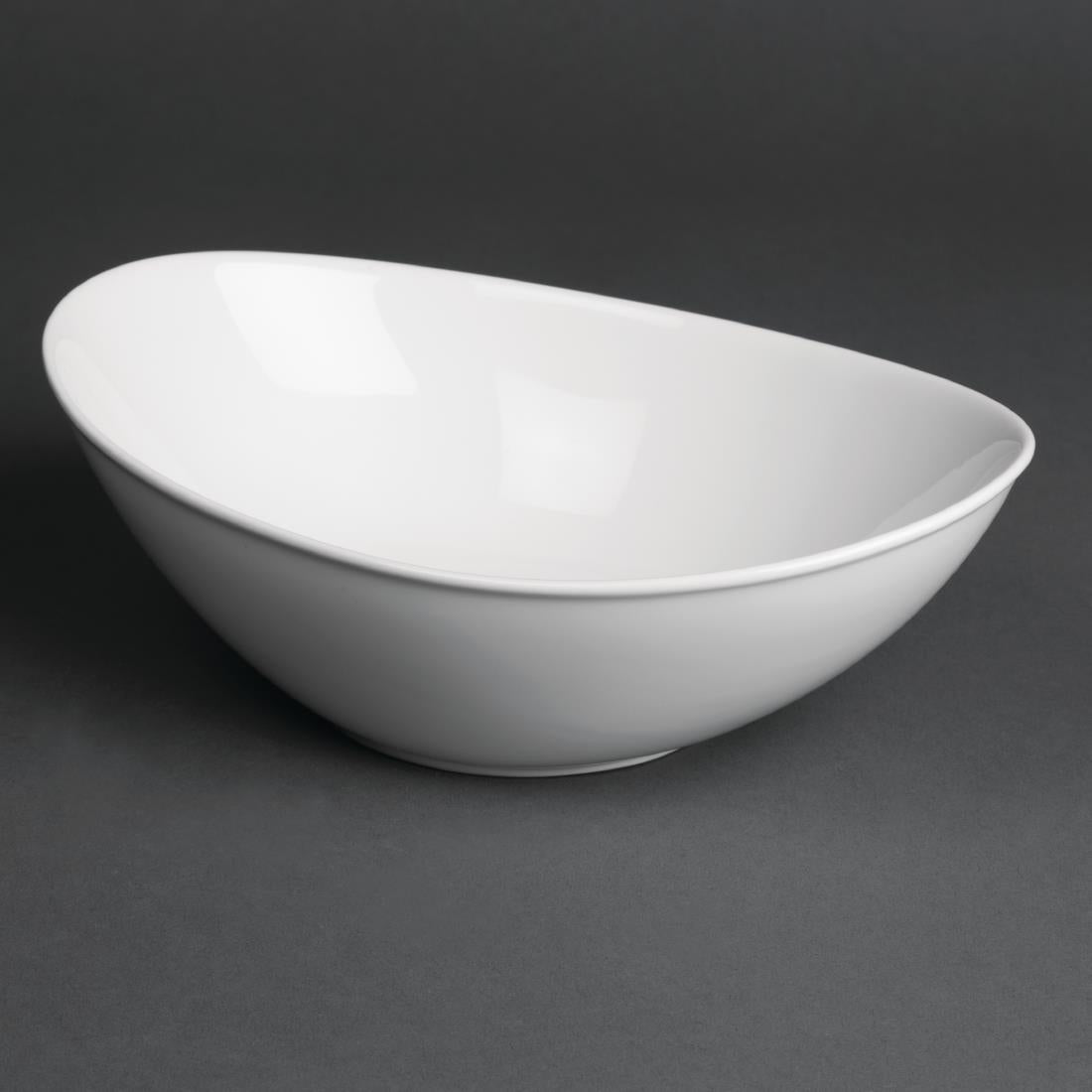 Royal Porcelain Classic White Oval Bowls 200x143mm (12 Pack)