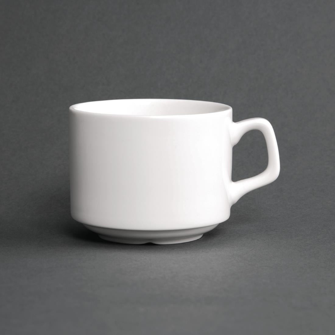 Olympia Lumina Stacking Cups 200ml (6 Pack)