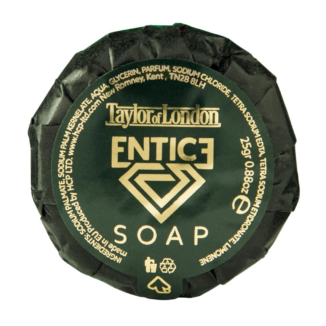 Hotel Complimentary Taylor of London Entice Pleated Soap 25g (100 Pack)