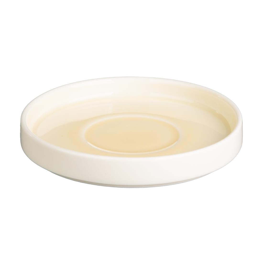 Olympia Fondant Saucers Lemon 136mm (6 Pack)