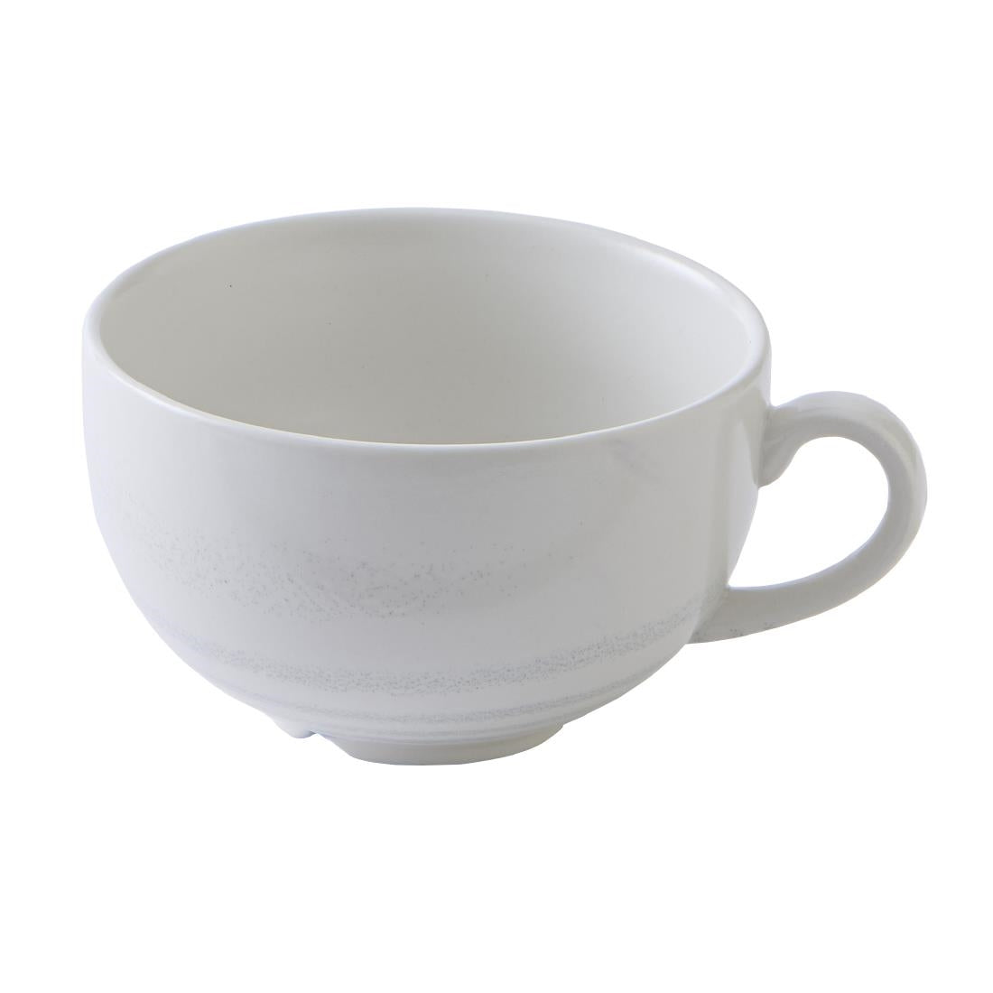 Dudson Harvest Norse Cappuccino Cups White 340ml (12 Pack)