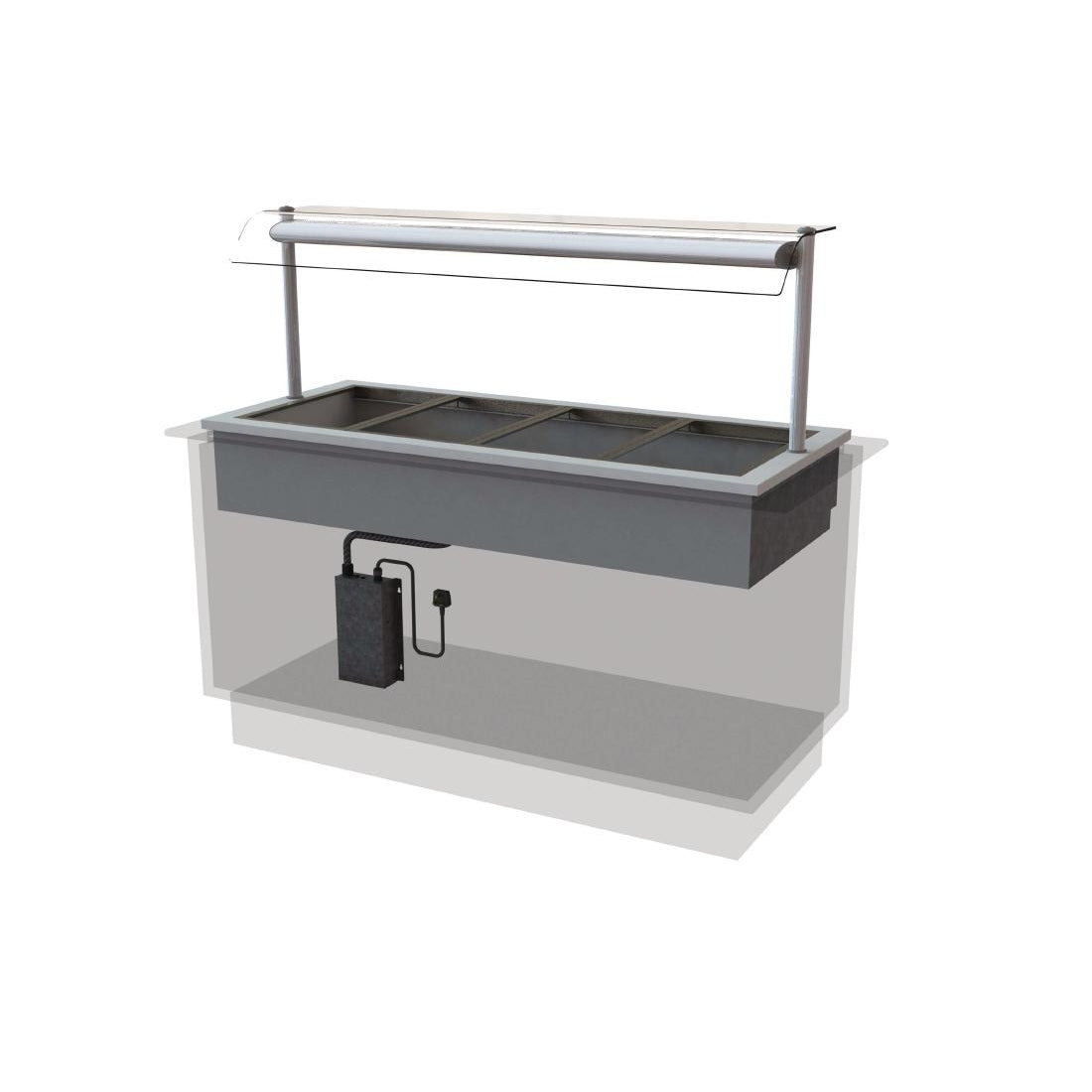 CED Designline Drop In Dry Heat Bain Marie HBM4