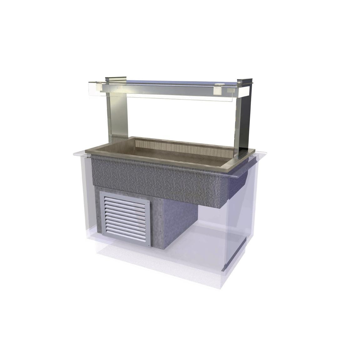 CED Kubus Drop In Cold Well Self Service 1525mm