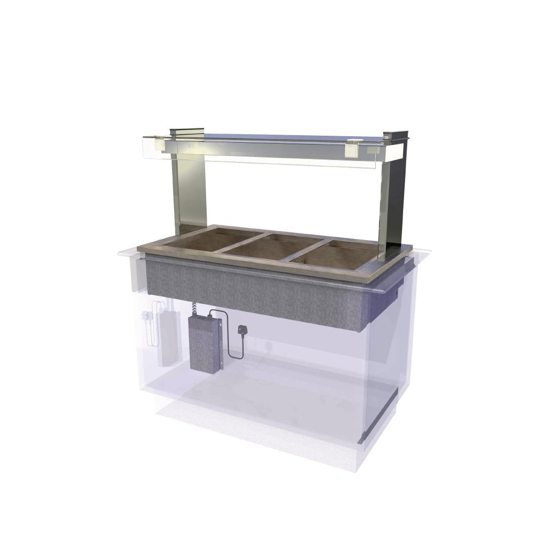 CED Kubus Drop In Dry Heat Bain Marie KHBM3