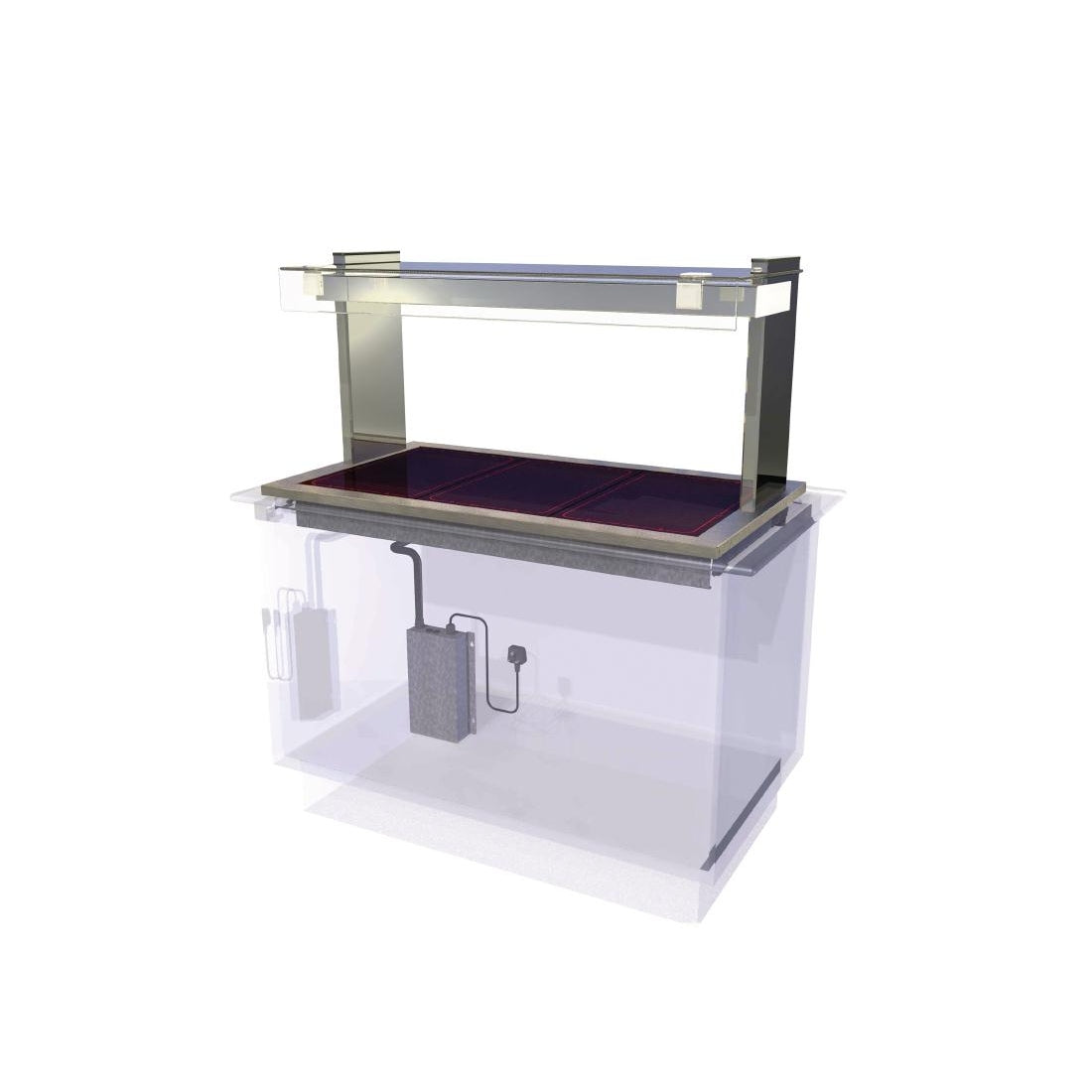 CED Kubus Drop In Ceran Glass Hotplate KHP3