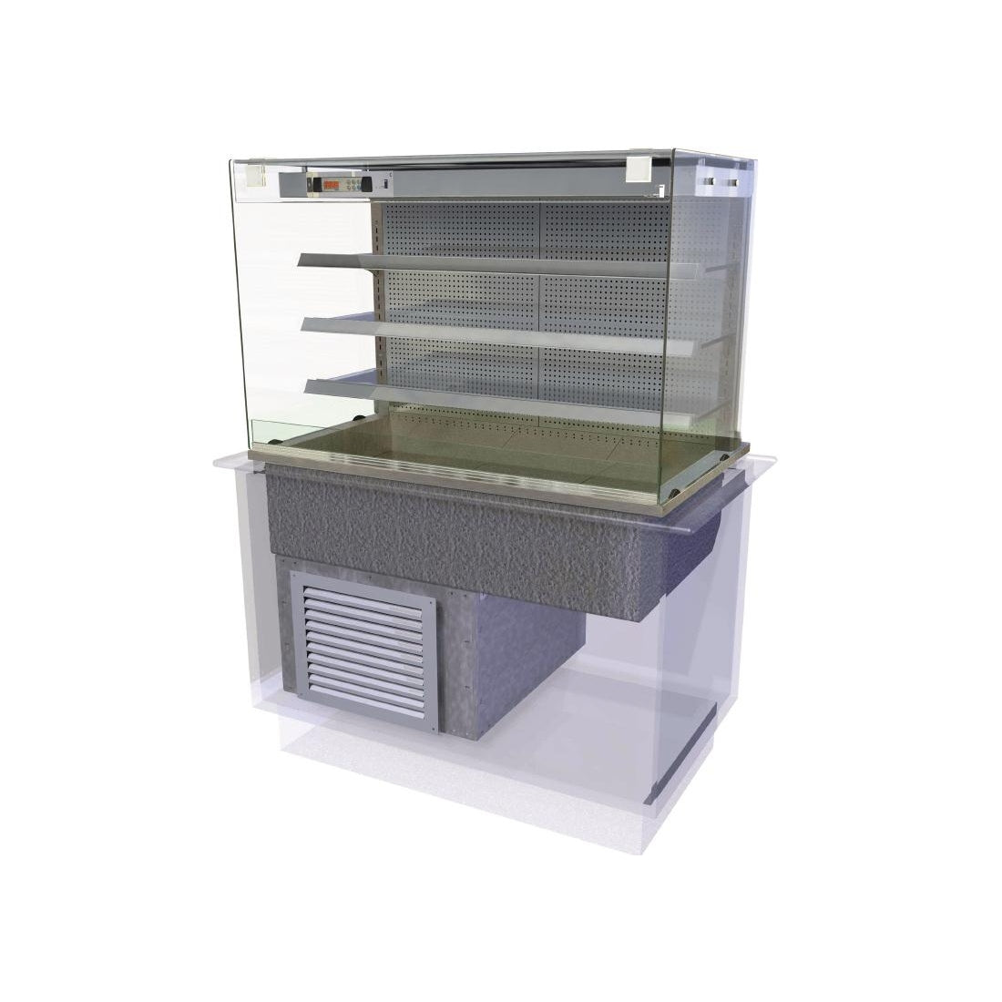 CED Kubus Drop In Multideck Self Service 1525mm KMDF4HT
