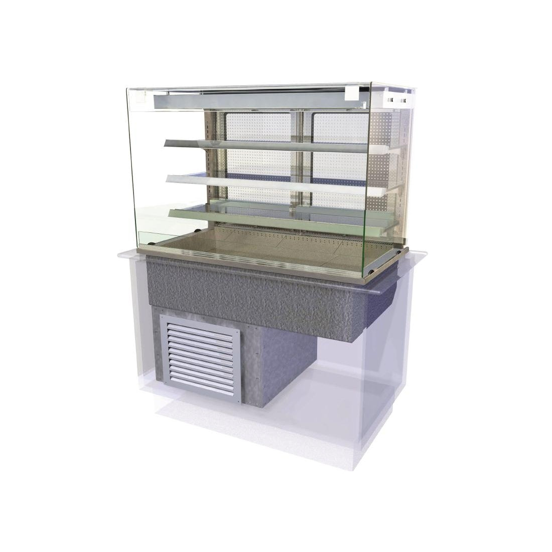 CED Kubus Drop In Multideck Self Service 1525mm KMDR4HT