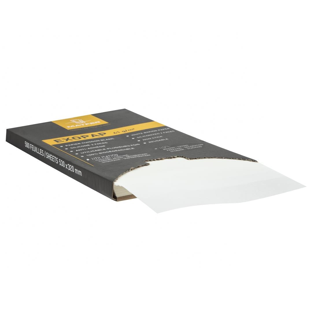 Matfer Bourgeat Exopap Baking Paper 325 x 530mm (500 Pack)