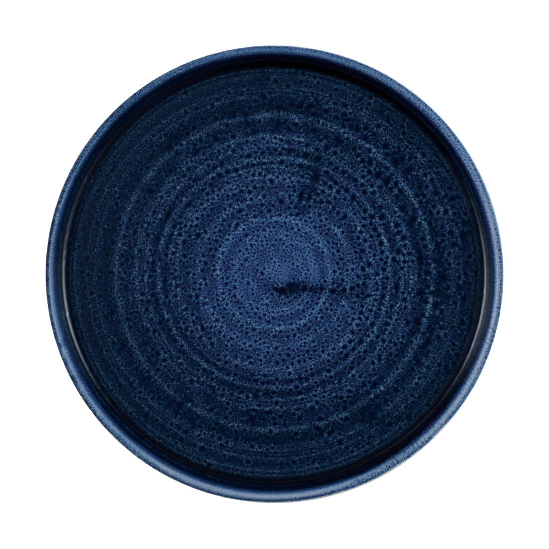 Churchill Stonecast Plume Walled Plates Ultramarine 220mm (6 Pack)