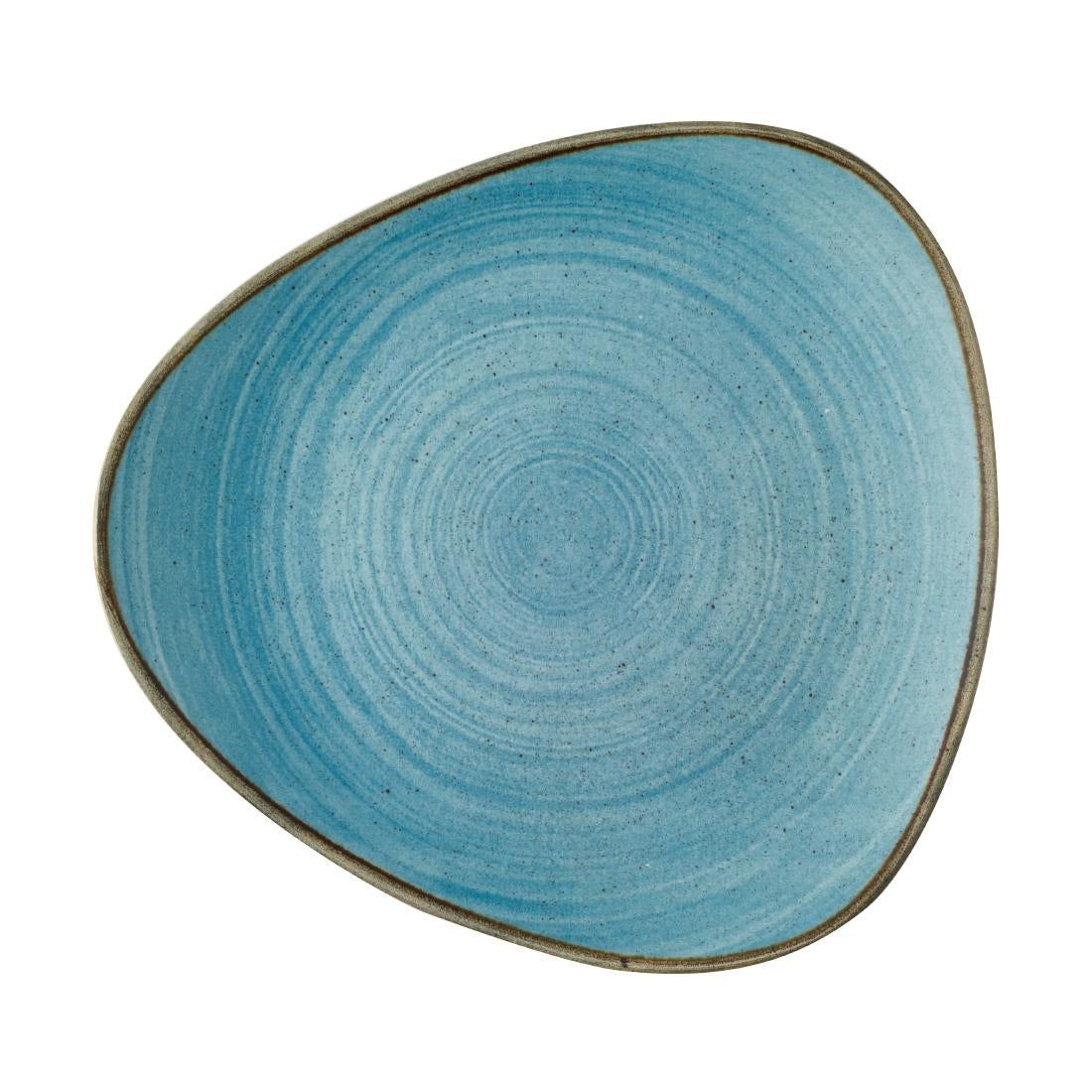 Churchill Stonecast Raw Lotus Plates Teal 254mm (12 Pack)