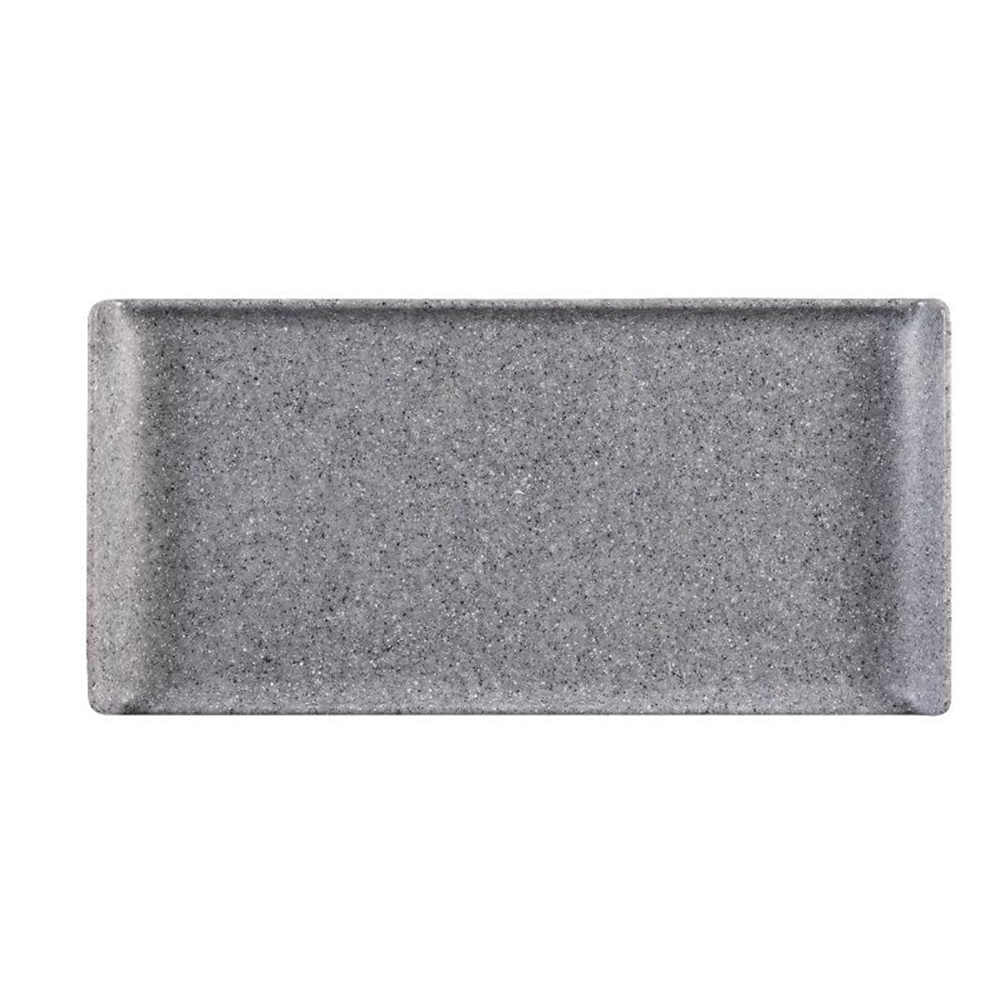 Churchill Melamine Rectangular Trays Granite 300mm (6 Pack)