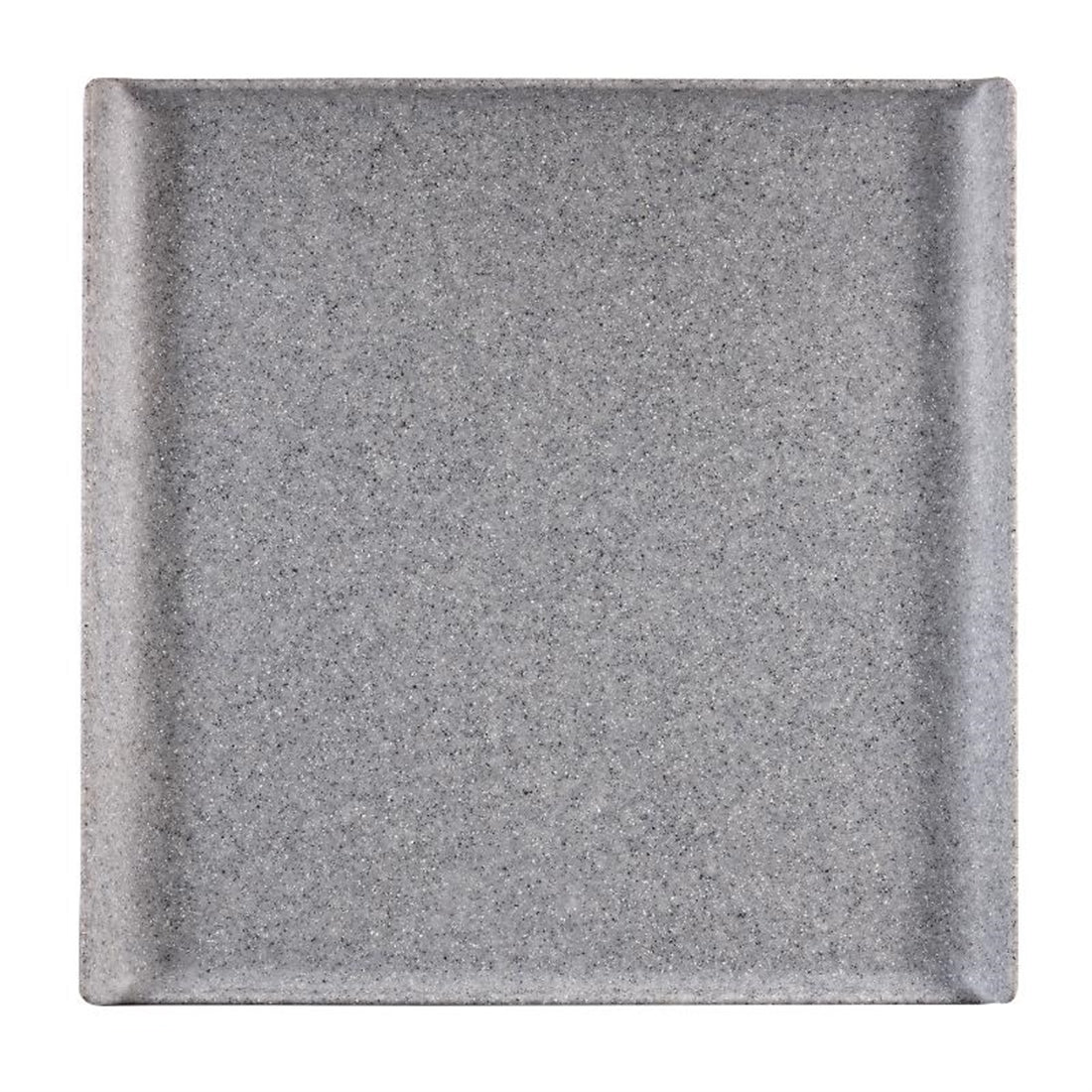 Churchill Melamine Square Trays Granite 303mm (4 Pack)