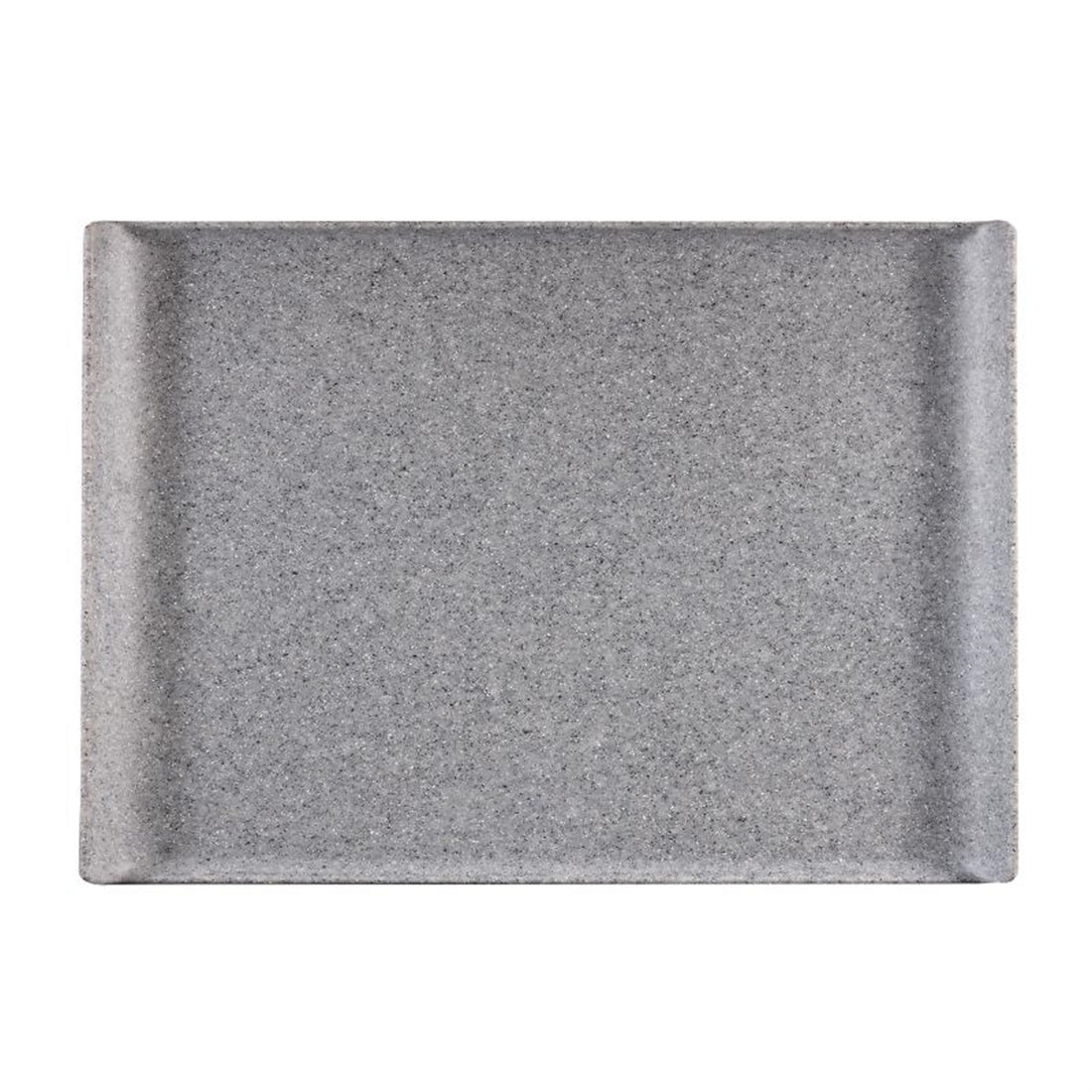 Churchill Melamine GN 1/1 Rectangular Trays Granite 530mm (2 Pack)