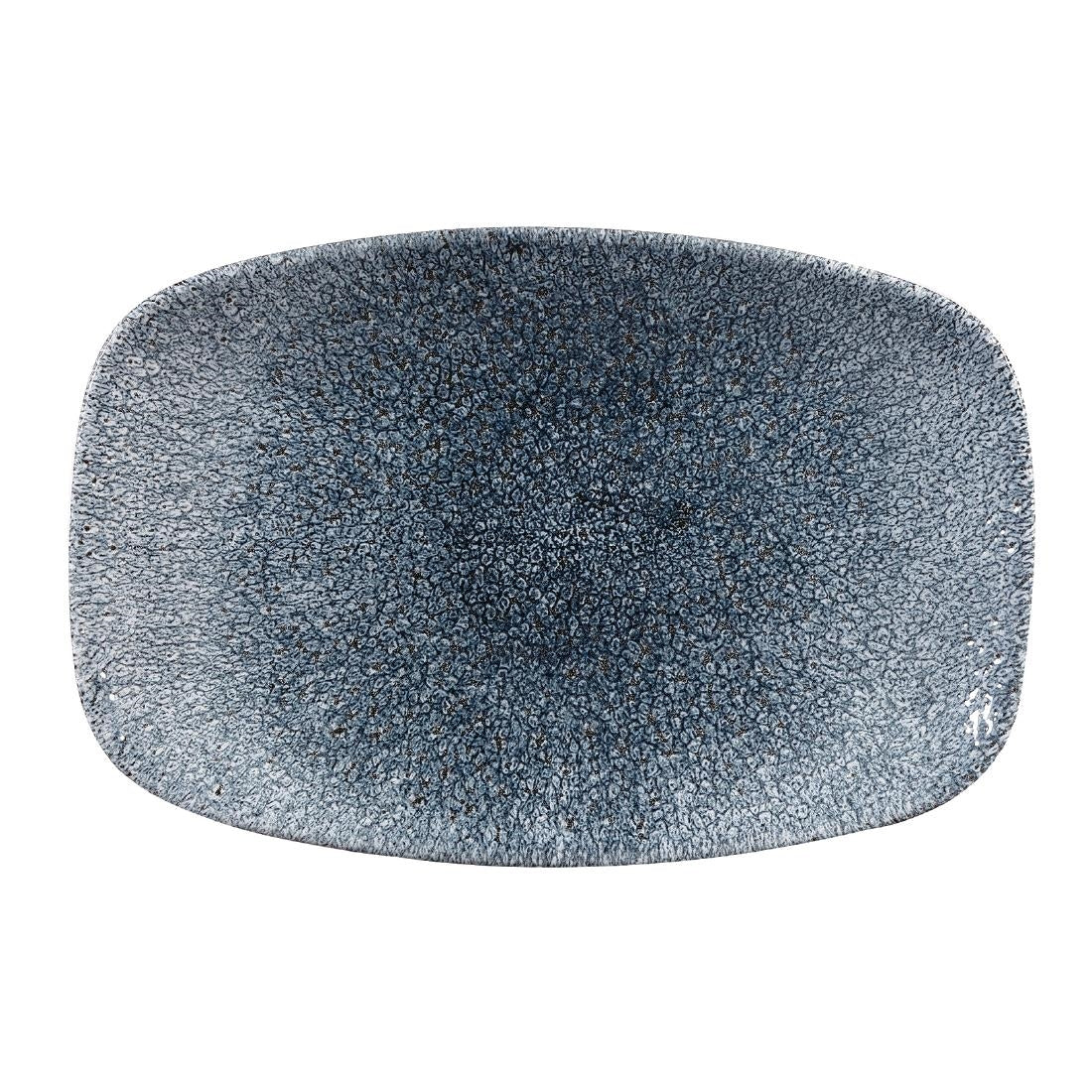 Churchill Studio Prints Raku Rectangular Plates Topaz Blue 237mm (12 Pack)