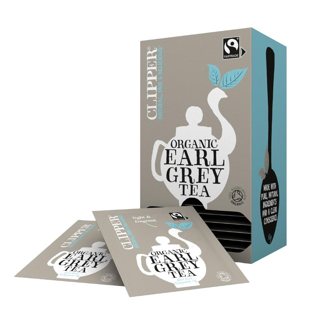 Clipper Fairtrade Organic Speciality Earl Grey Tea Bag Envelopes (6 x 25 Pack)