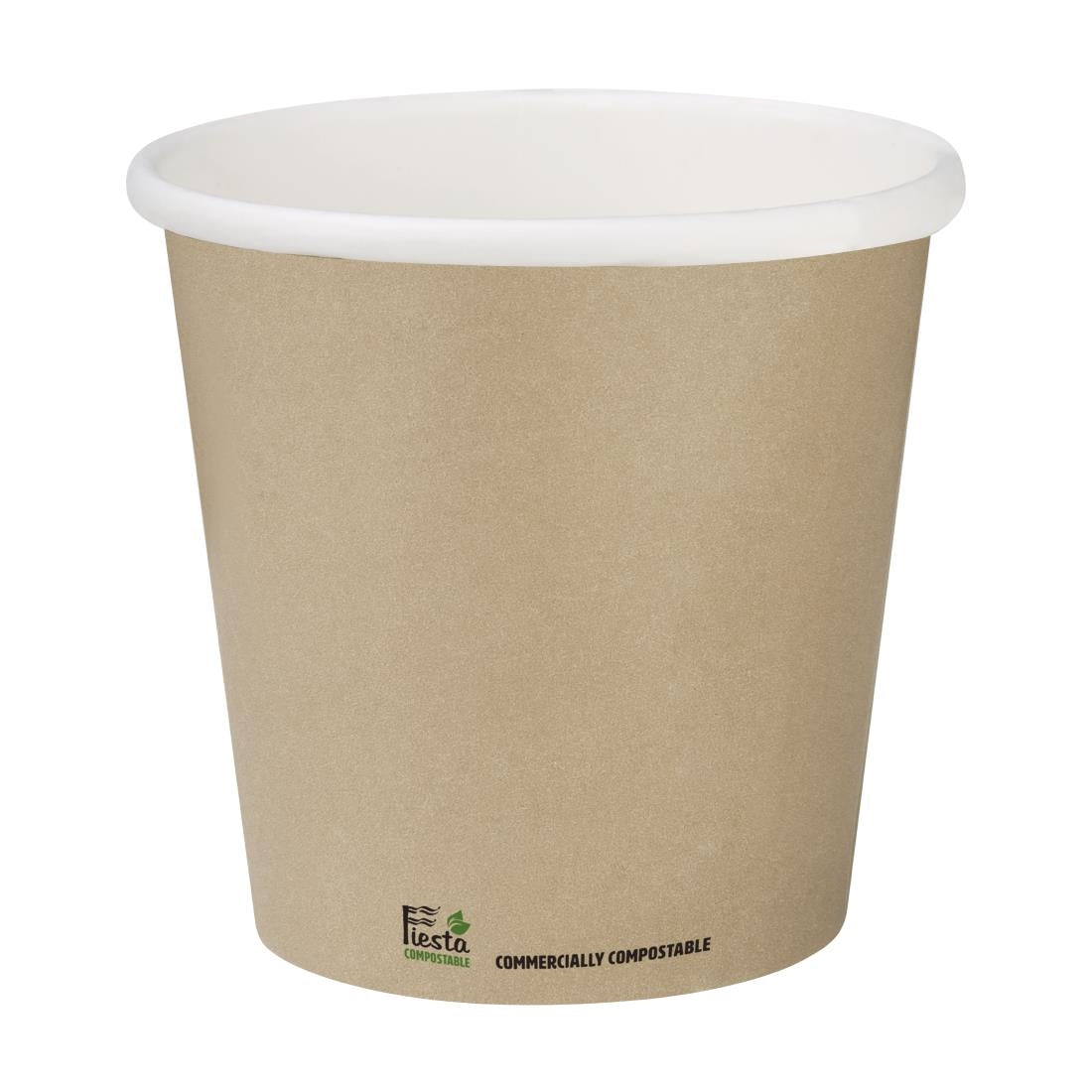 Fiesta Compostable Espresso Cups Single Wall 114ml (50 Pack)