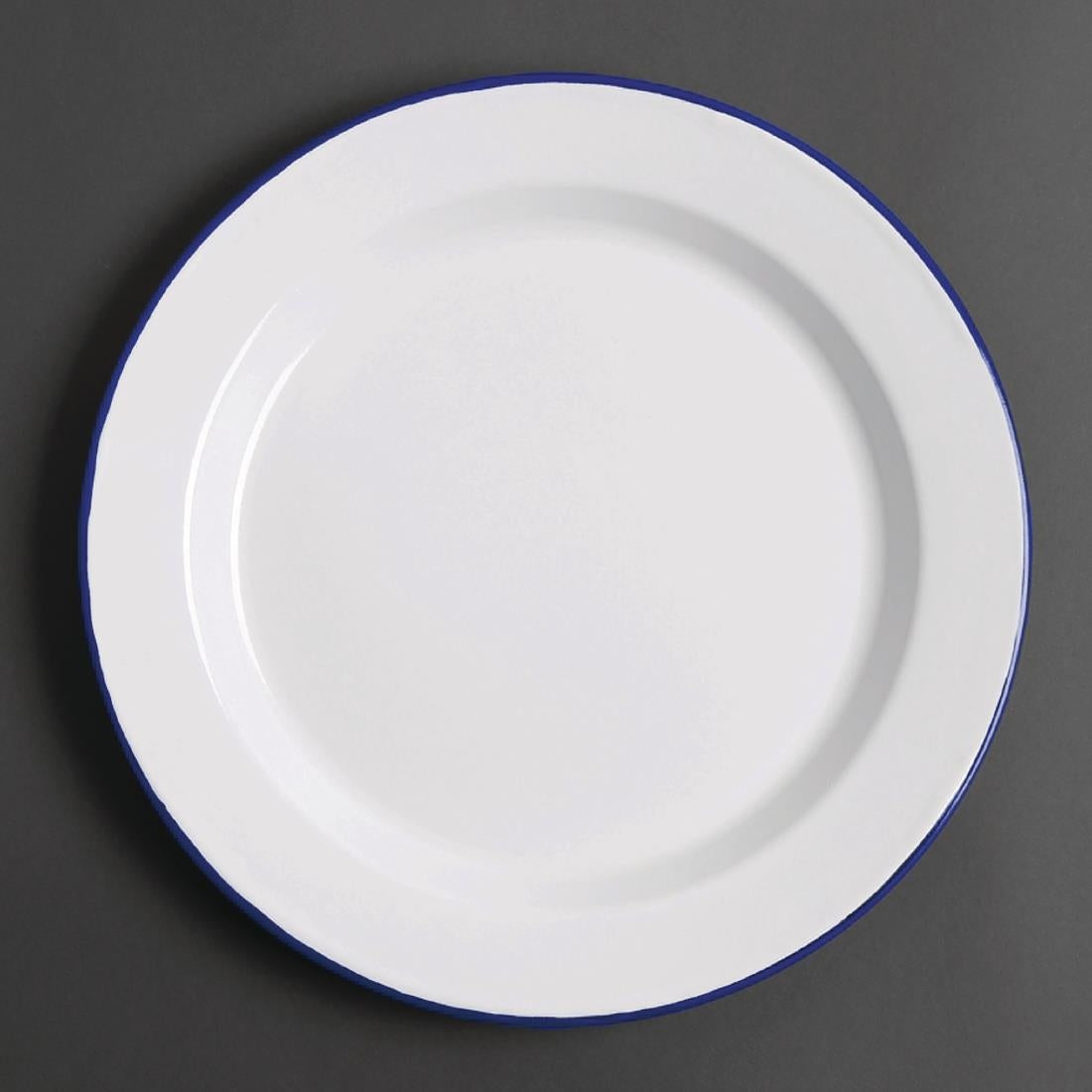 Olympia Enamel Dinner Plates 300mm (6 Pack)