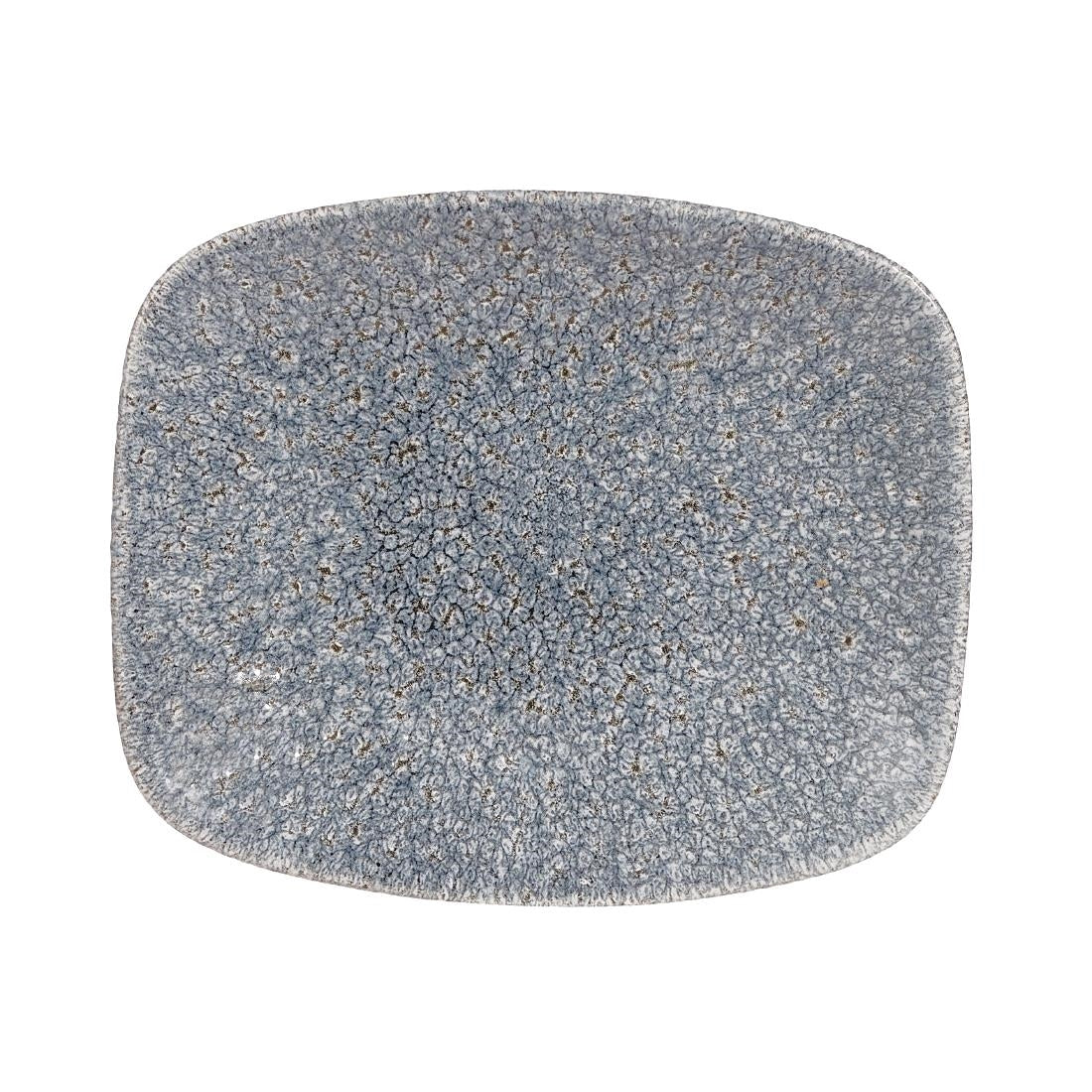 Churchill Studio Prints Raku Rectangular Plates Topaz Blue 154mm (12 Pack)