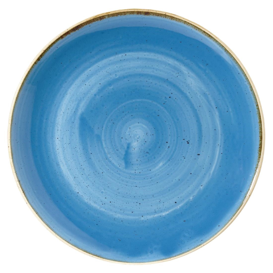 Churchill Stonecast Round Coupe Bowls Cornflower Blue 311mm (6 Pack)