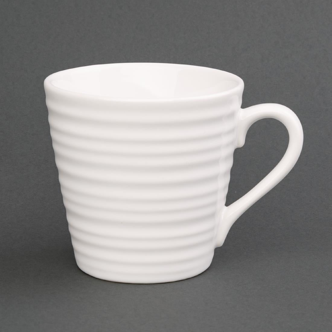 Olympia Cafe Aroma Mugs White 340ml (6 Pack)