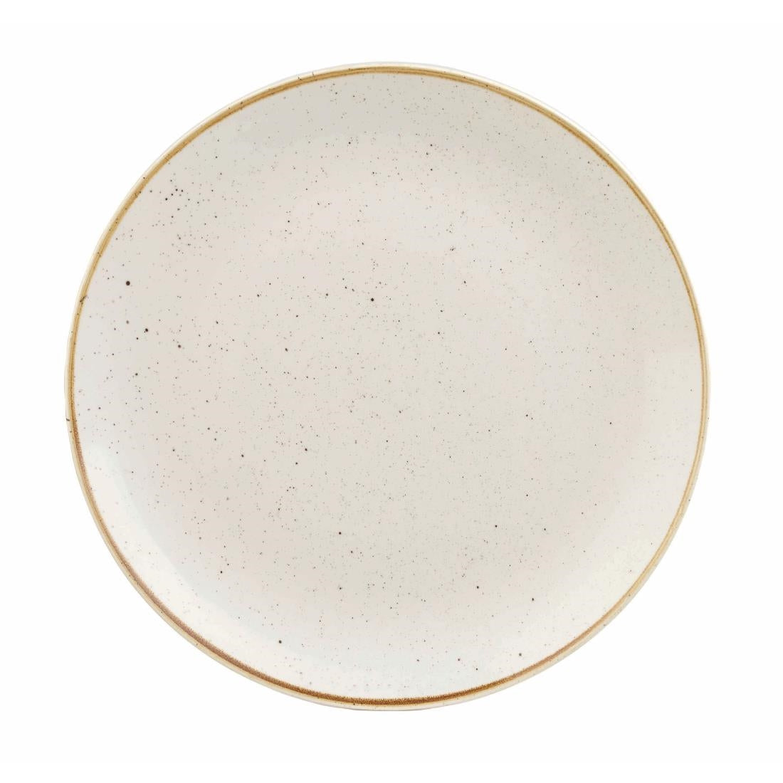Churchill Stonecast Round Coupe Plates Barley White 200mm (12 Pack)