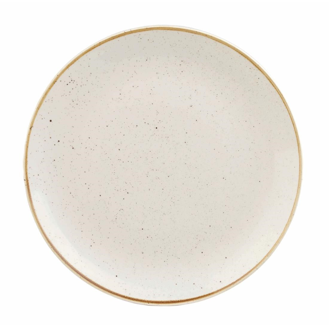 Churchill Stonecast Round Coupe Plates Barley White 200mm (12 Pack)