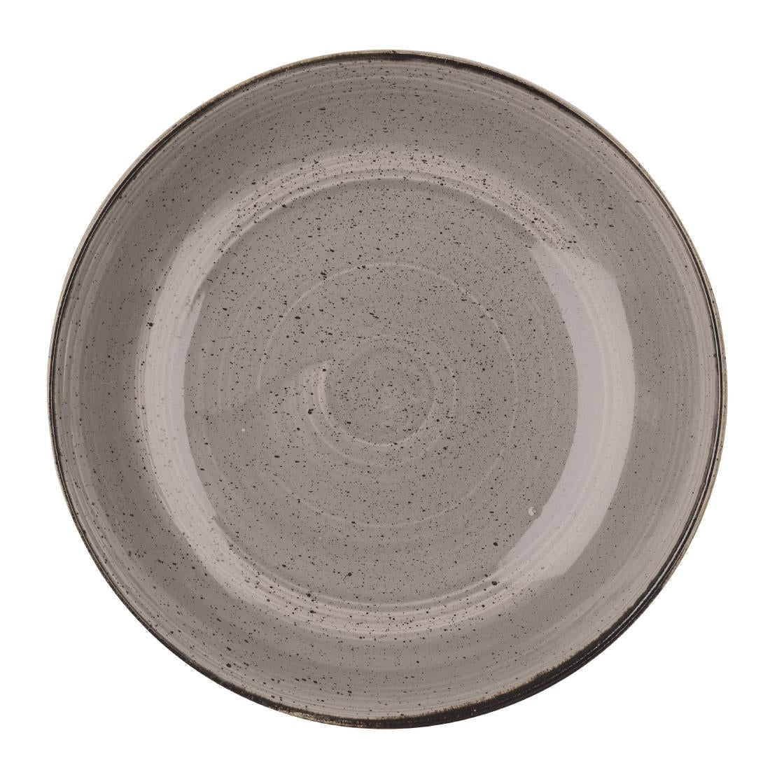Churchill Stonecast Round Coupe Bowls Peppercorn Grey 310mm (6 Pack)