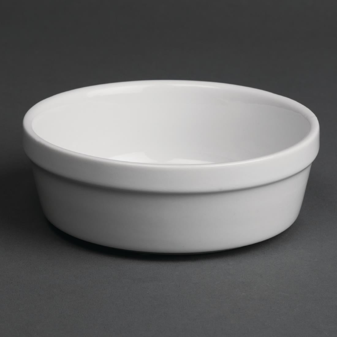 Olympia Whiteware Round Pie Bowls 119mm (6 Pack)