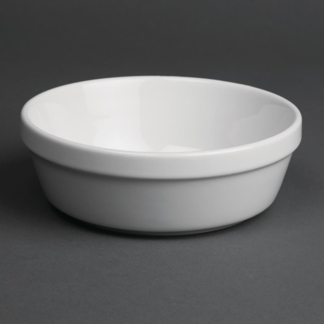 Olympia Whiteware Round Pie Bowls 137mm (6 Pack)