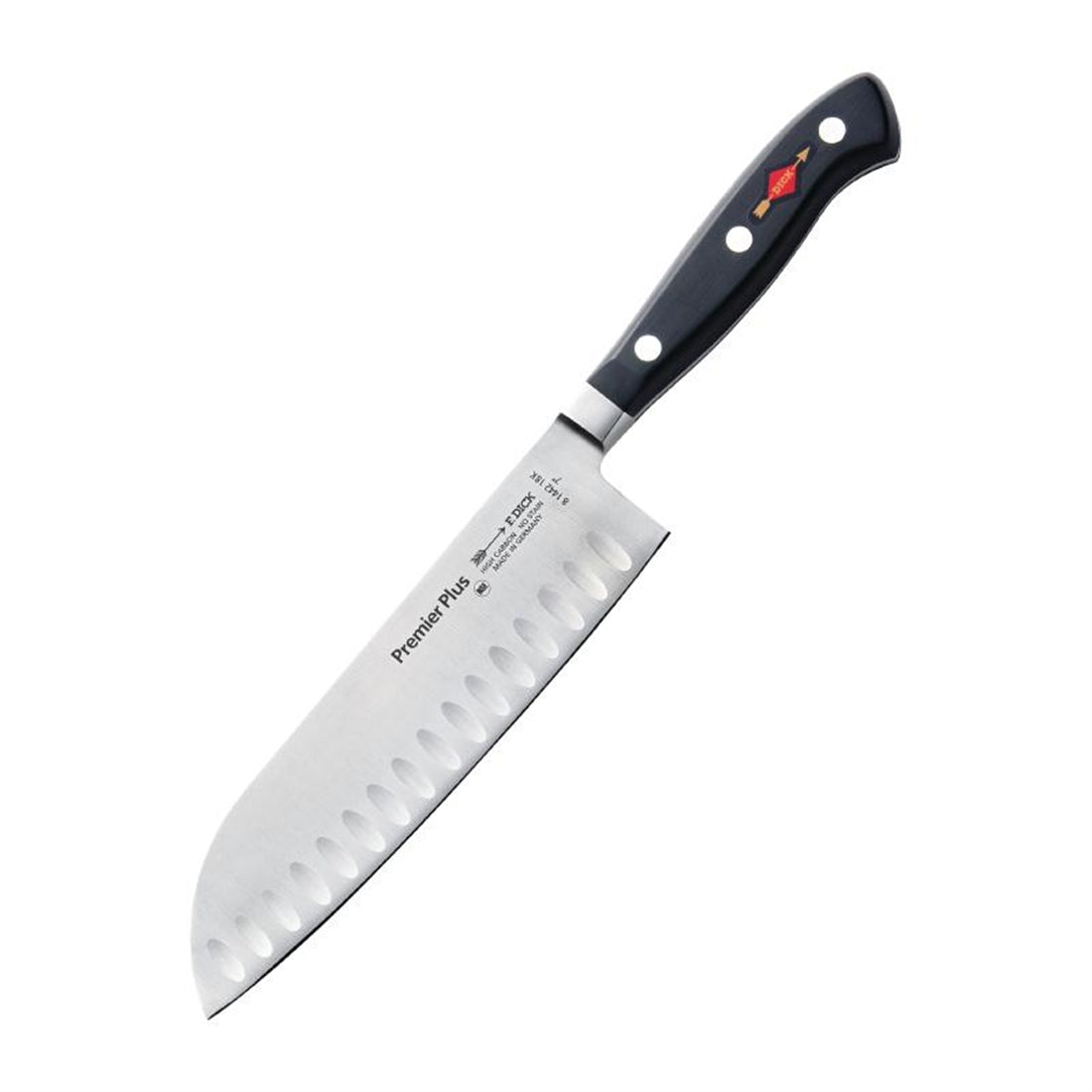 Dick Premier Plus Santoku Knife Black 17.8cm