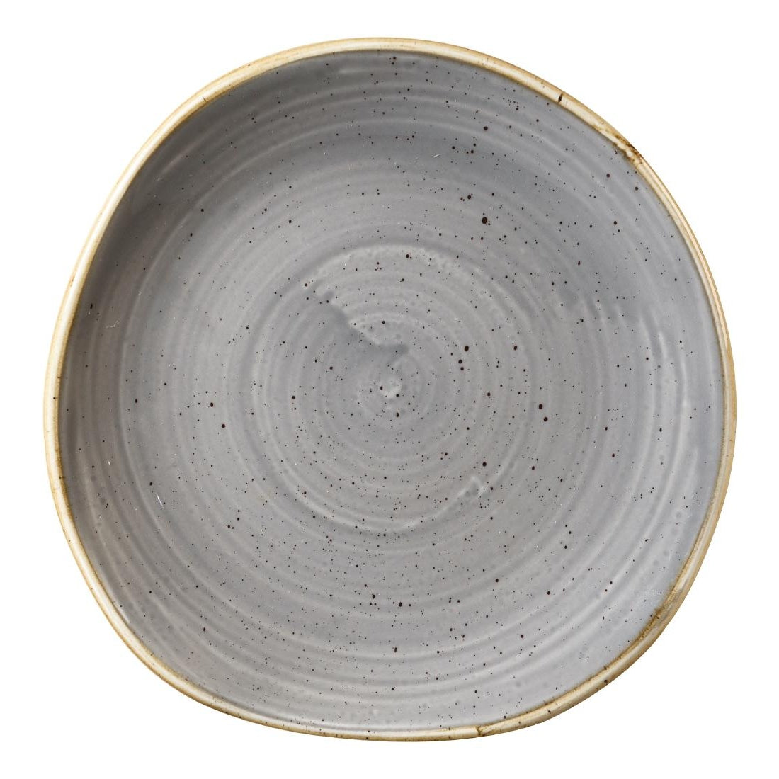 Churchill Stonecast Round Plates Peppercorn Grey 186mm (12 Pack)
