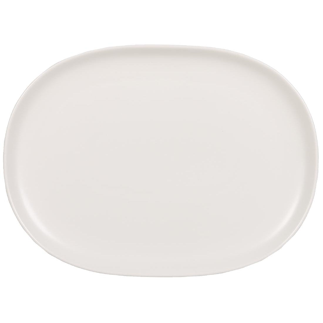 Churchill Alchemy Moonstone Oval Plates 355mm (6 Pack)